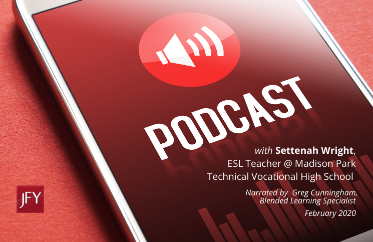 Madison Park Tech Voc Grad Now the Educator Podcast, Lessons during Black History Month with Settenah Wright