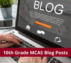 10th Grade MCAS 2.0 blog posts