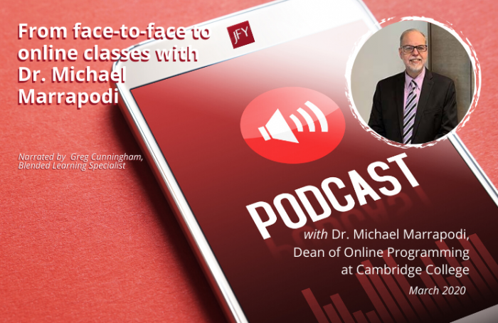 From face-to-face to online classes with Dr. Michael Marrapodi