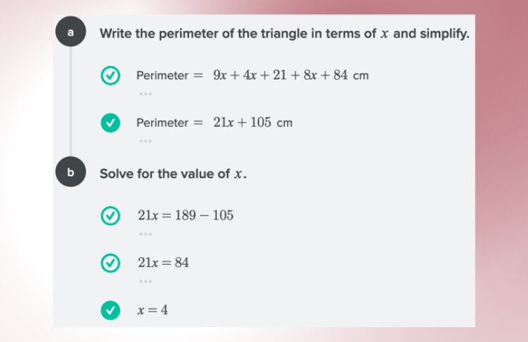 Perimeter of triangle